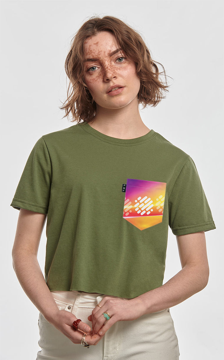 T-shirt « crop top » à poche AlterGo 2024