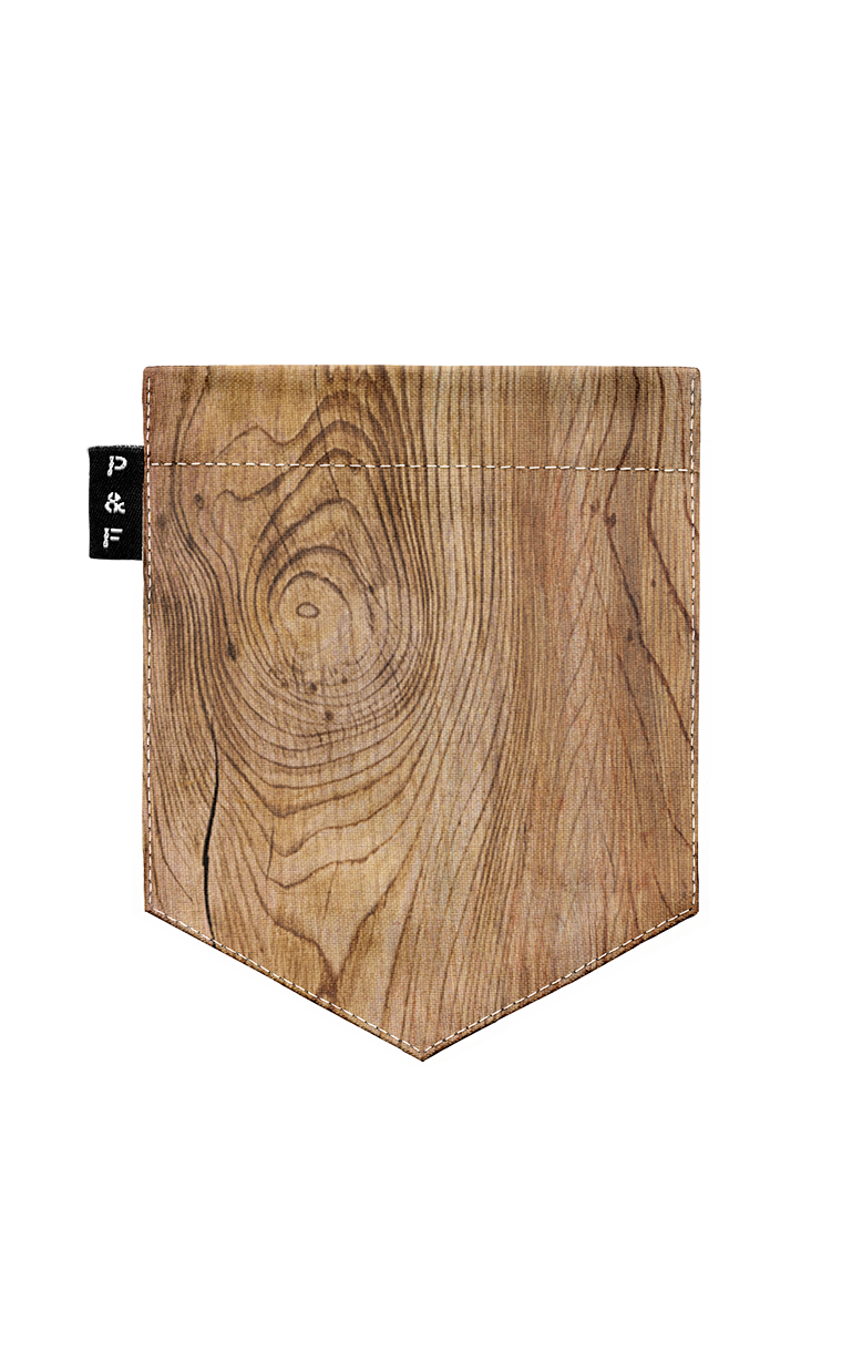 Semi-fitted V-neck with pocket Floating Floor