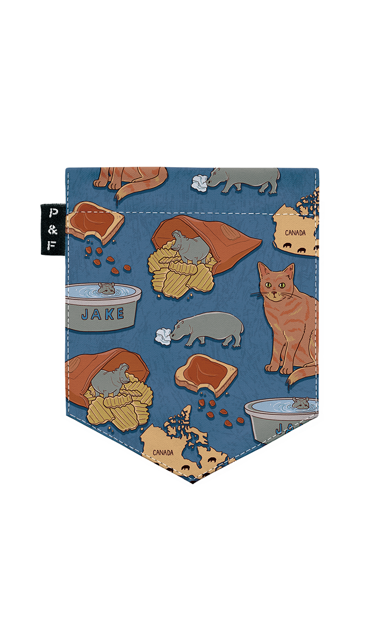 T-shirt « crop top » à poche Hippo des familles