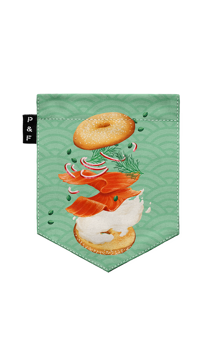 T-shirt « crop top » à poche Peter Salmon