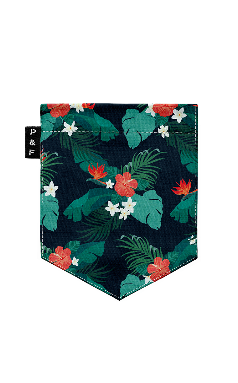 Chandail manches longues à poche Flore is lava