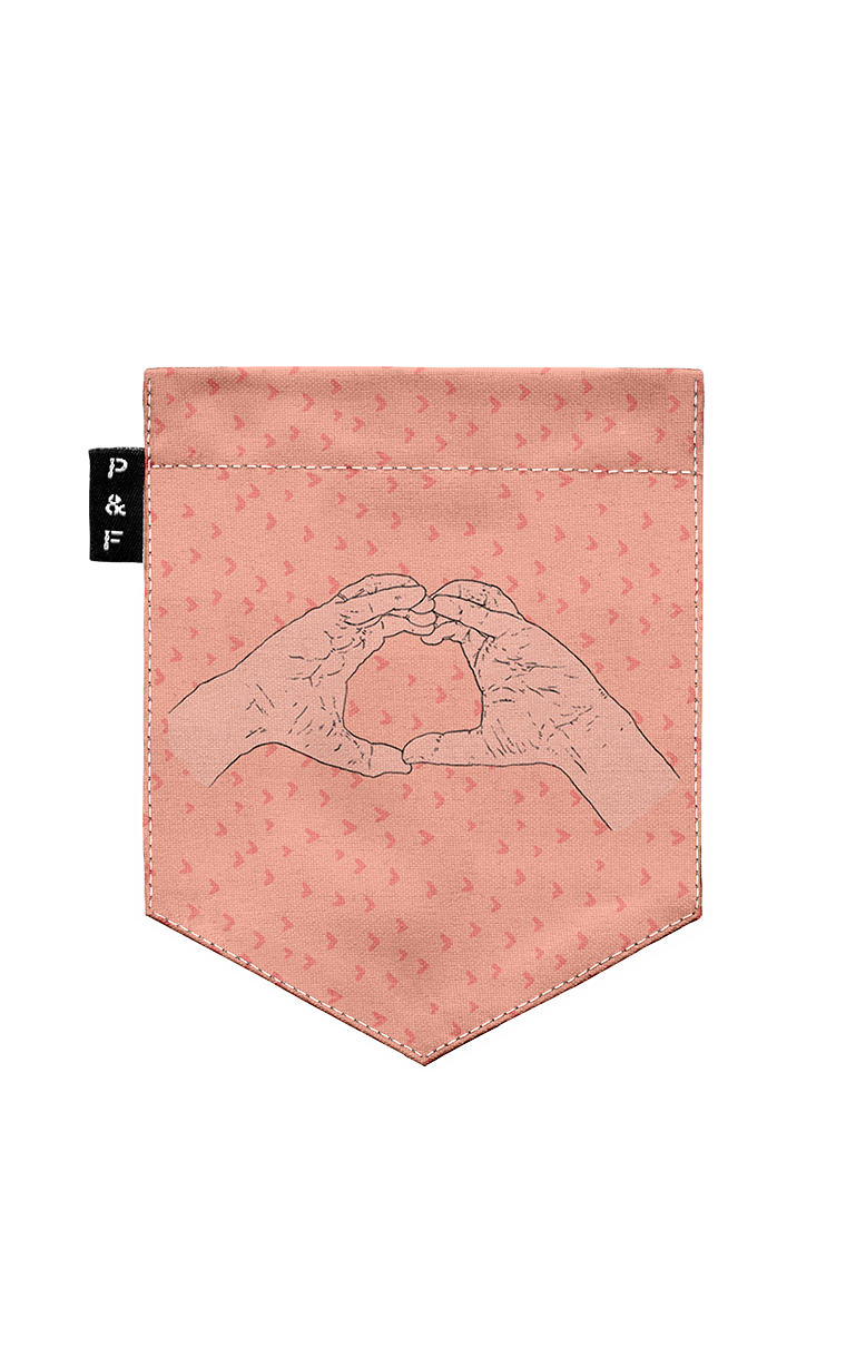 T-shirt « crop top » à poche Tétradécagone de l'amour