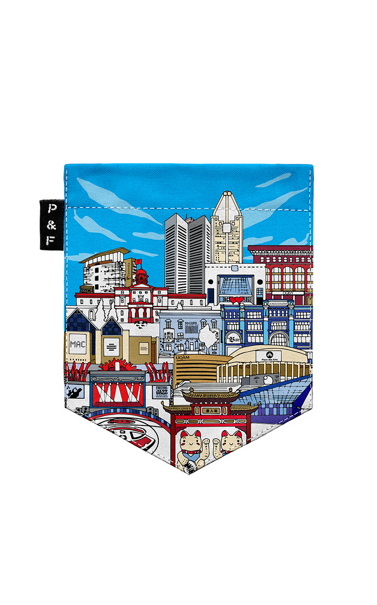 Col en V semi-ajusté à poche Downtown