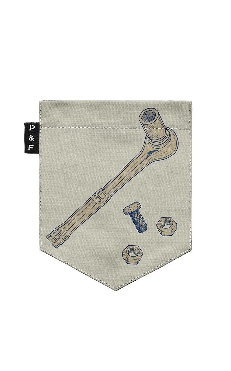 T-shirt à poche Avec un ratchet