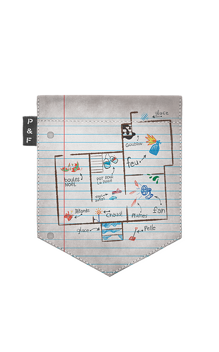 Crop top t-shirt with pocket Right on my face