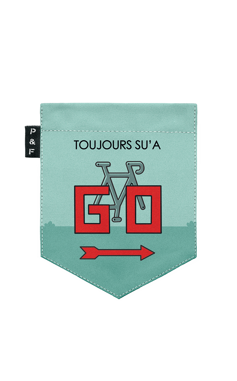 Col en V semi-ajusté à poche Pissi'clab