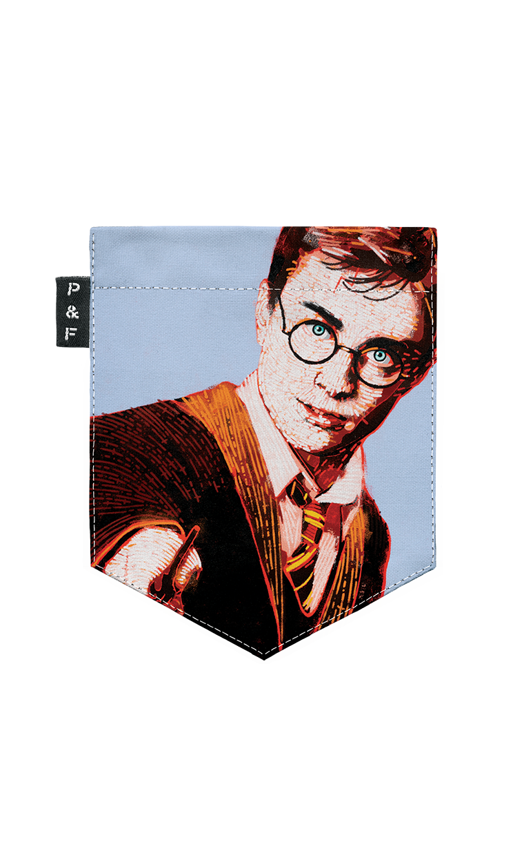 Col en V semi-ajusté à poche Poche Philosophale