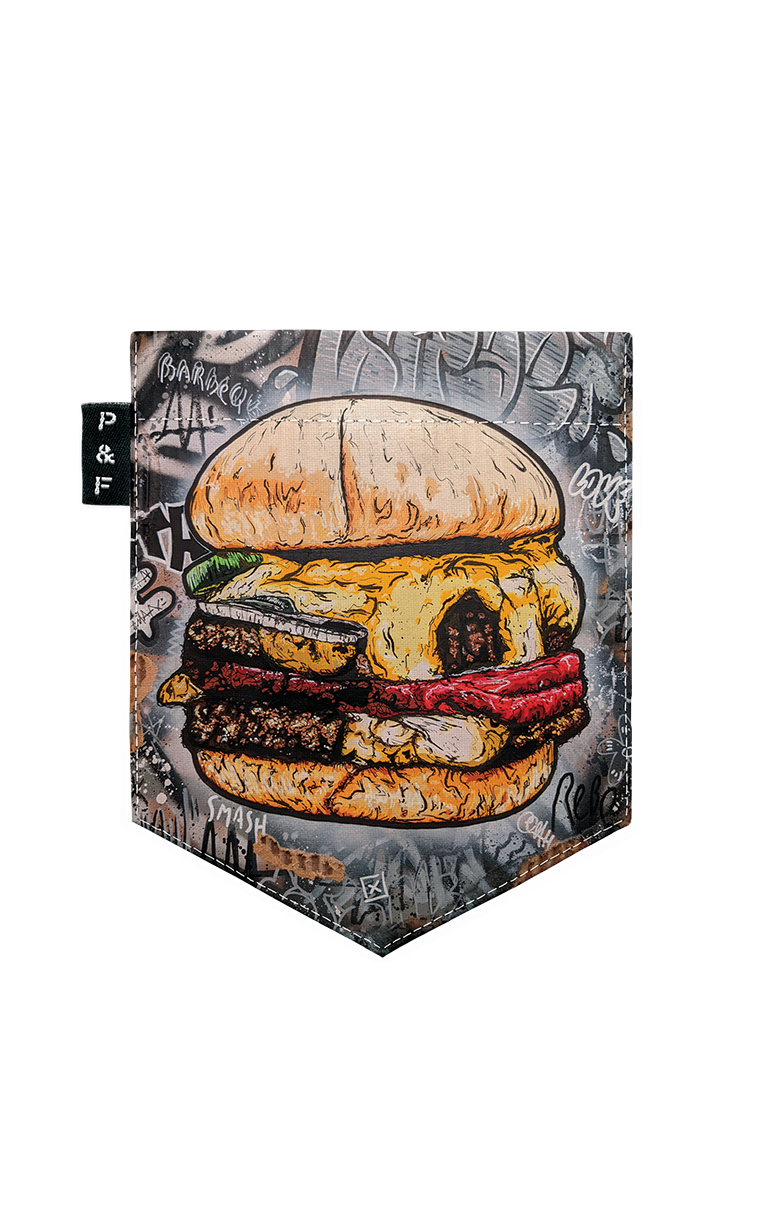 Col en V semi-ajusté à poche Où steak haché