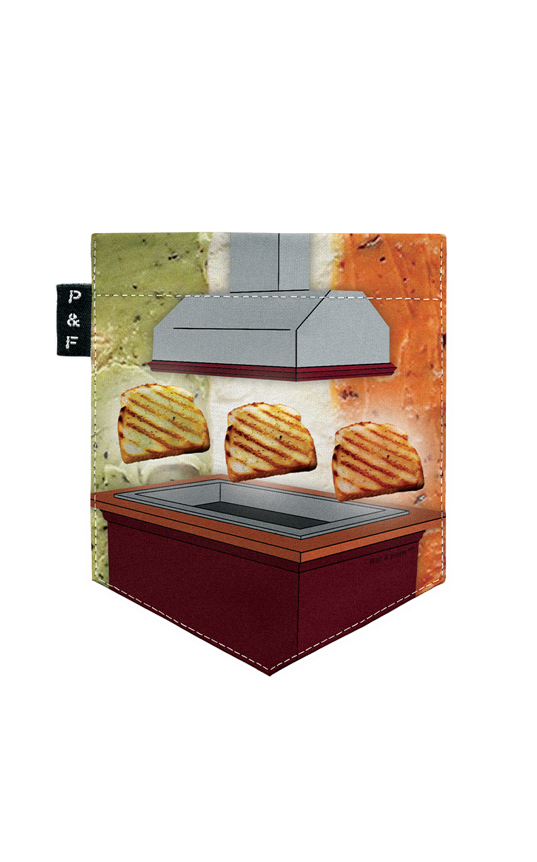 T-shirt à poche Bar à Pain