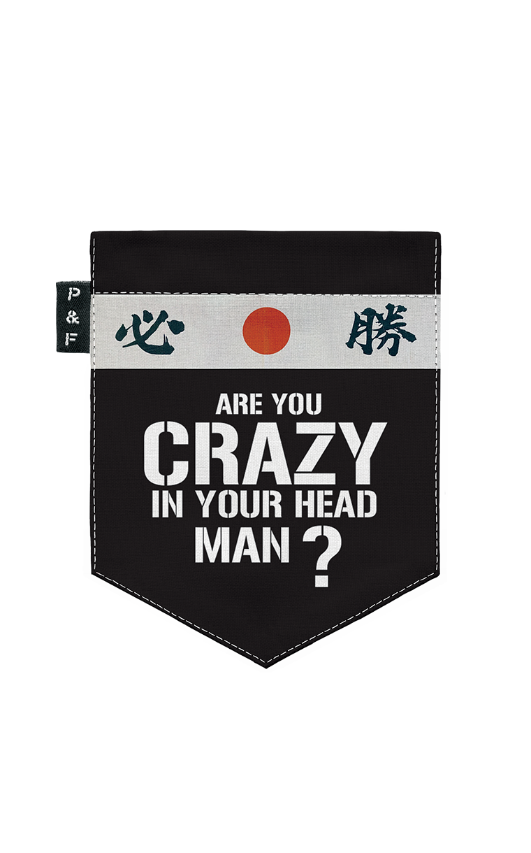 T-shirt à poche Are you crazy in the head
