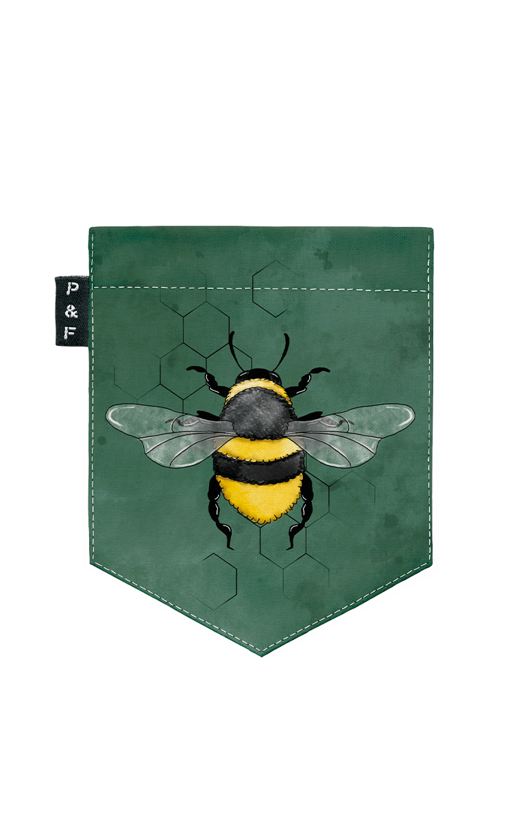 T-shirt coupe Boyfriend à poche To bee or not to bee