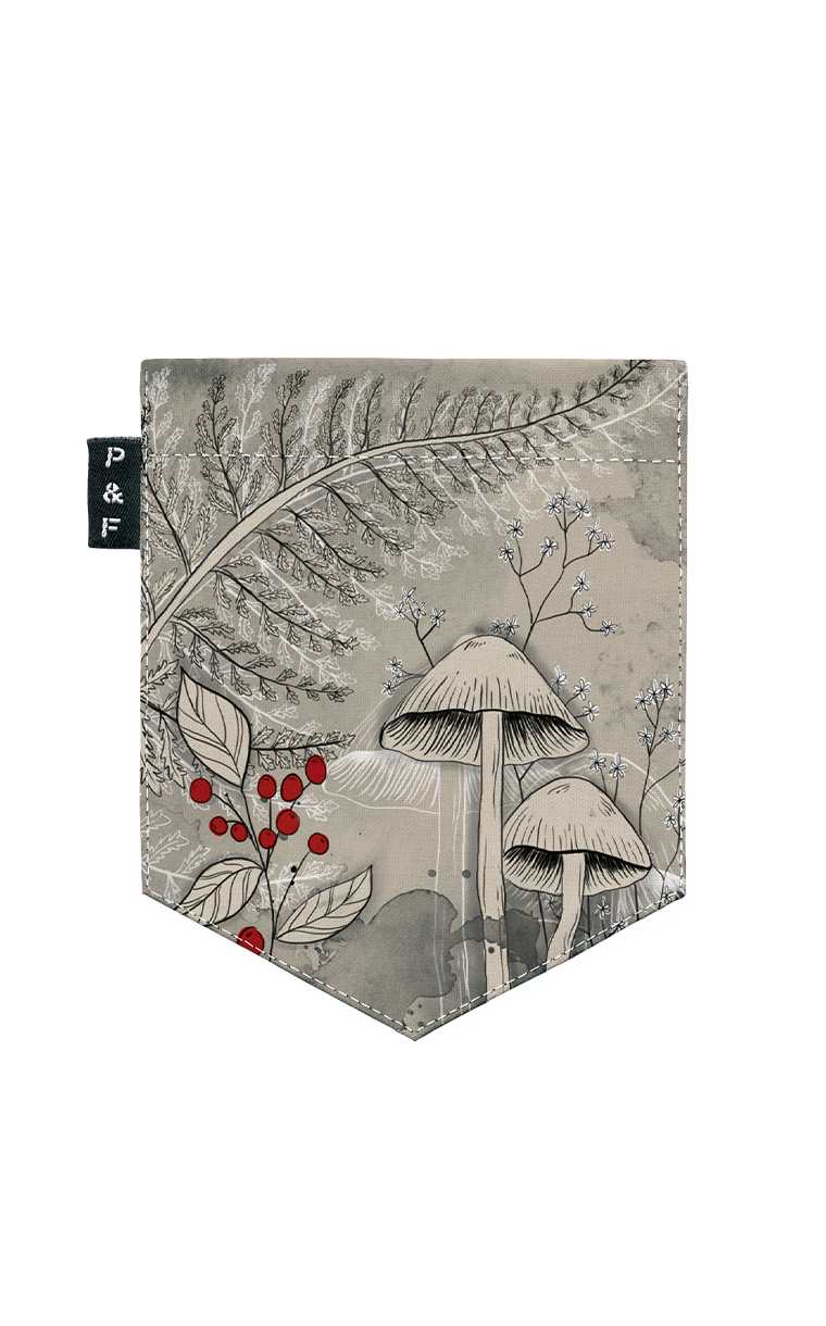 Love you so Mush pocket crop top t-shirt