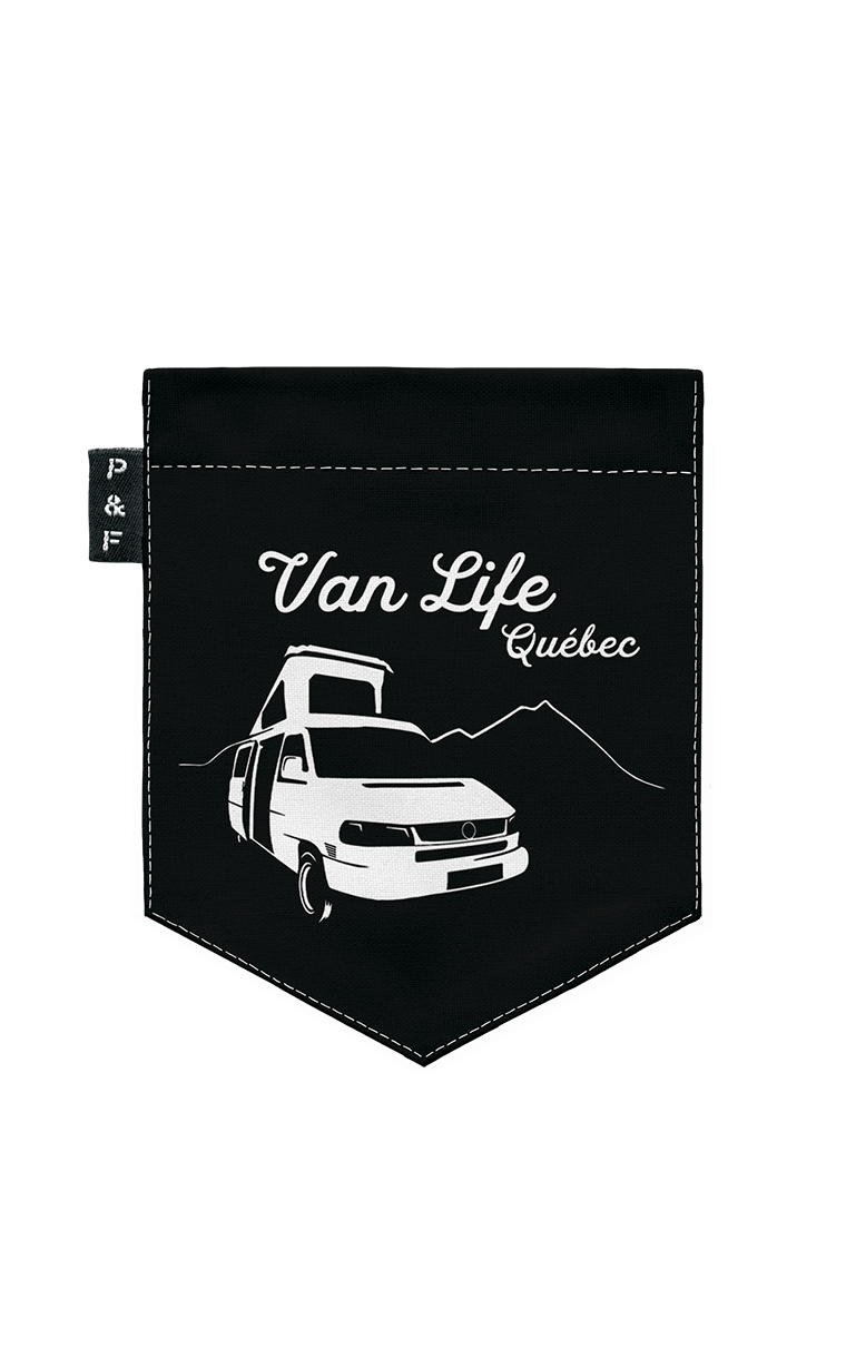 T-shirt coupe Boyfriend à poche Libère le vagabond en toi!