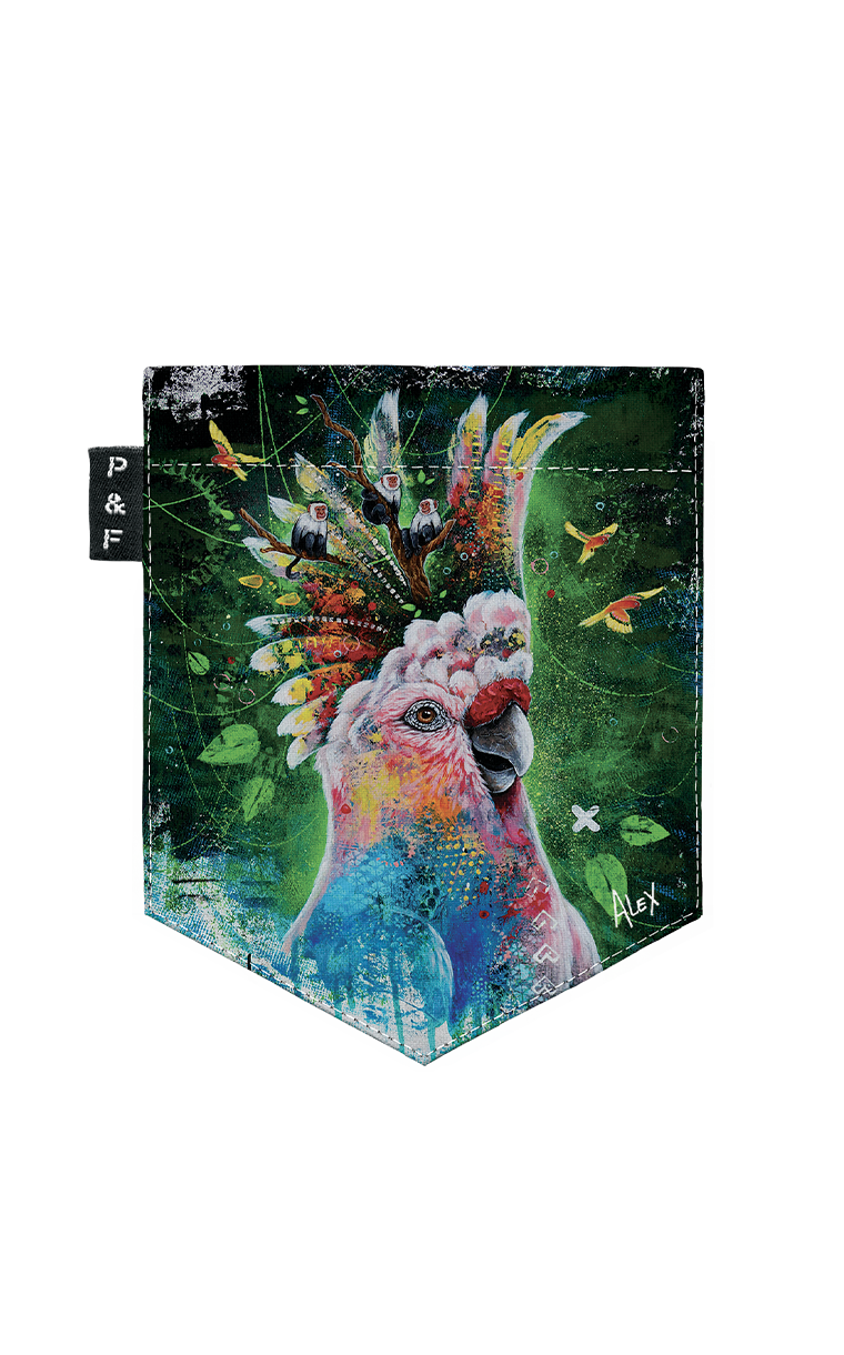 Cockatoo Pocket Boyfriend T-Shirt