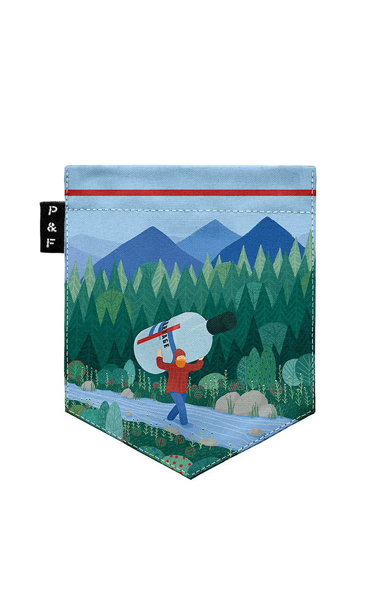 Portage Dry Gin Semi-Fitted V-Neck with Pocket