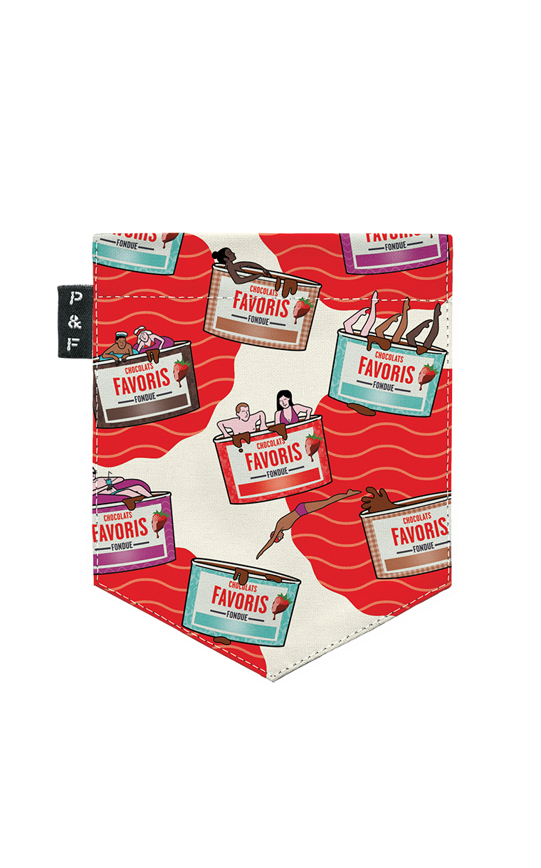 T-shirt coupe Boyfriend à poche Chocolats Favoris