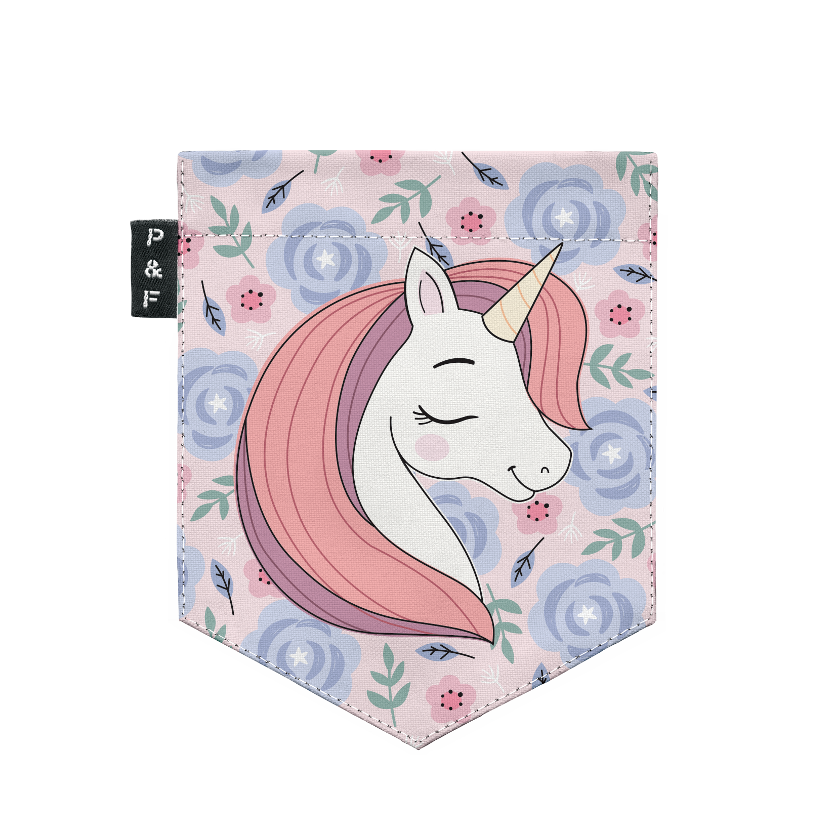 T-shirt à poche Licorne Simone