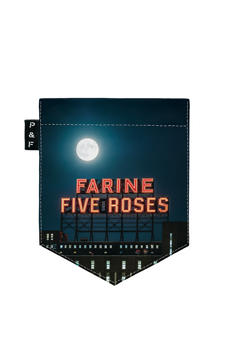 Col en V semi-ajusté à poche De Farine