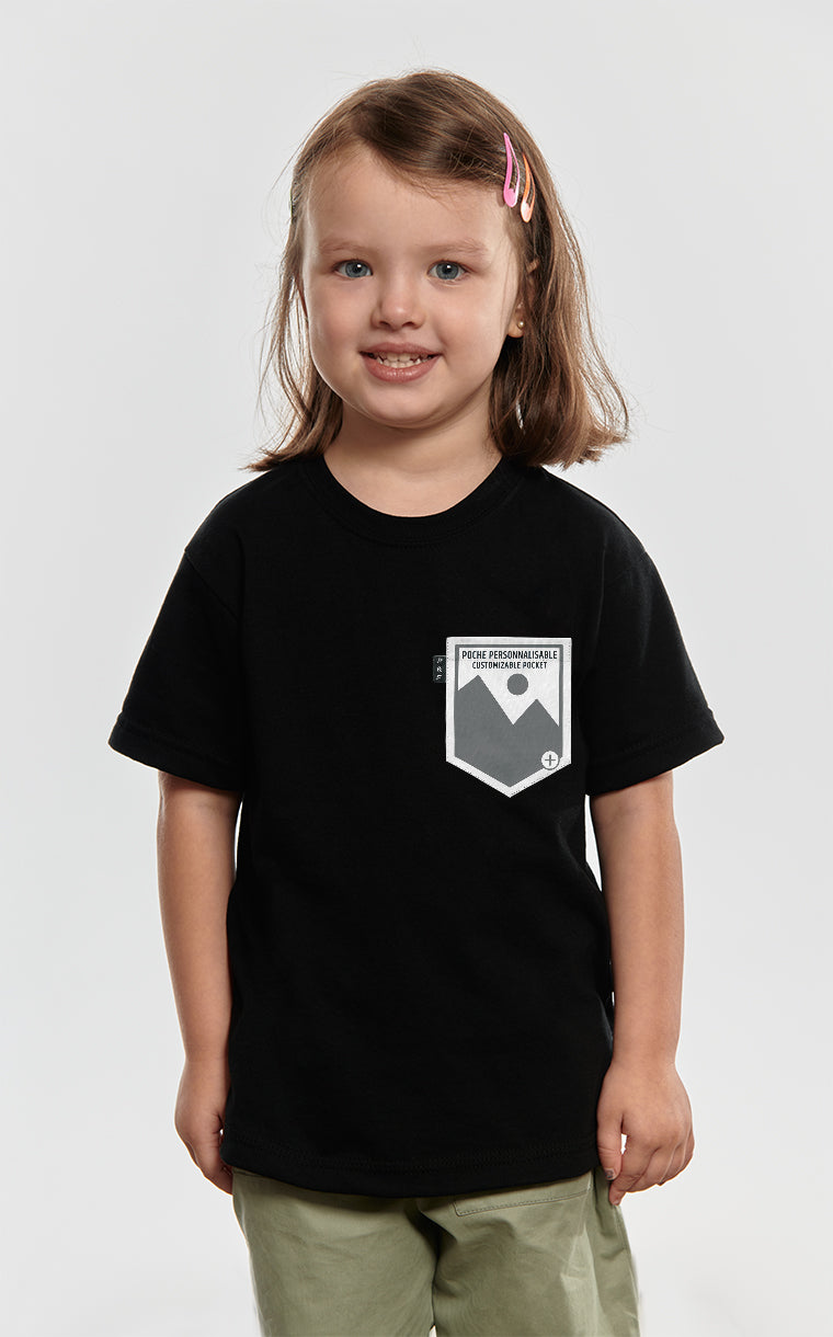 Customizable toddler pocket t-shirt