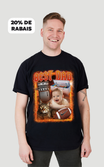 T-shirt en coton épais Retro Poils