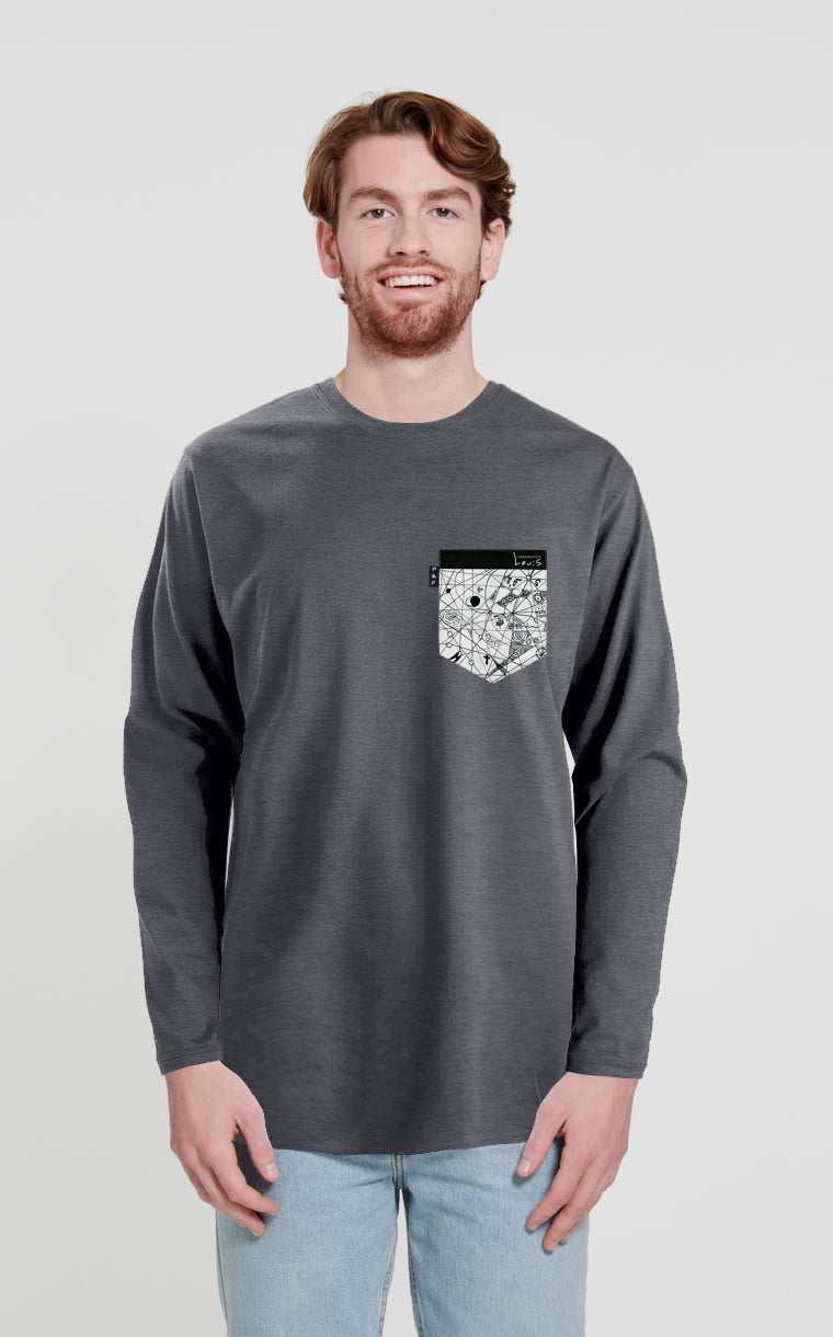 Chandail manches longues à poche Constellation