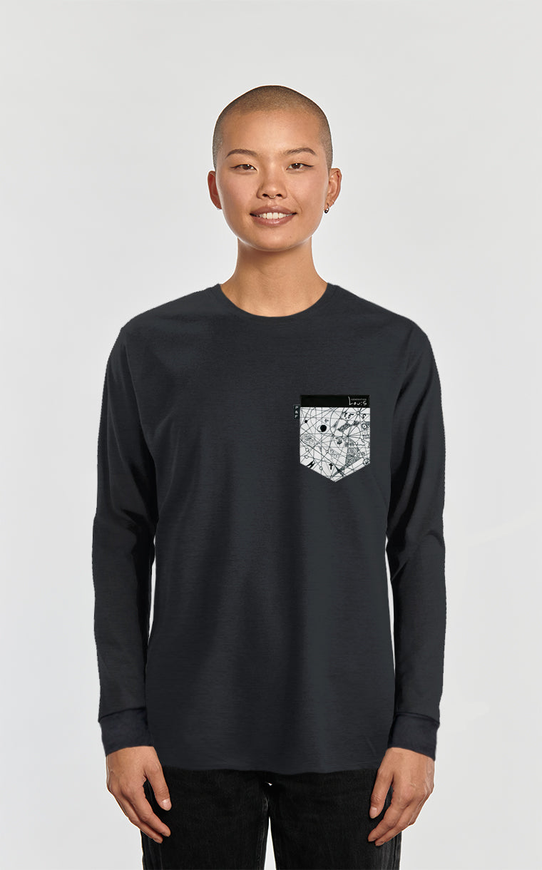 Chandail manches longues à poche Constellation