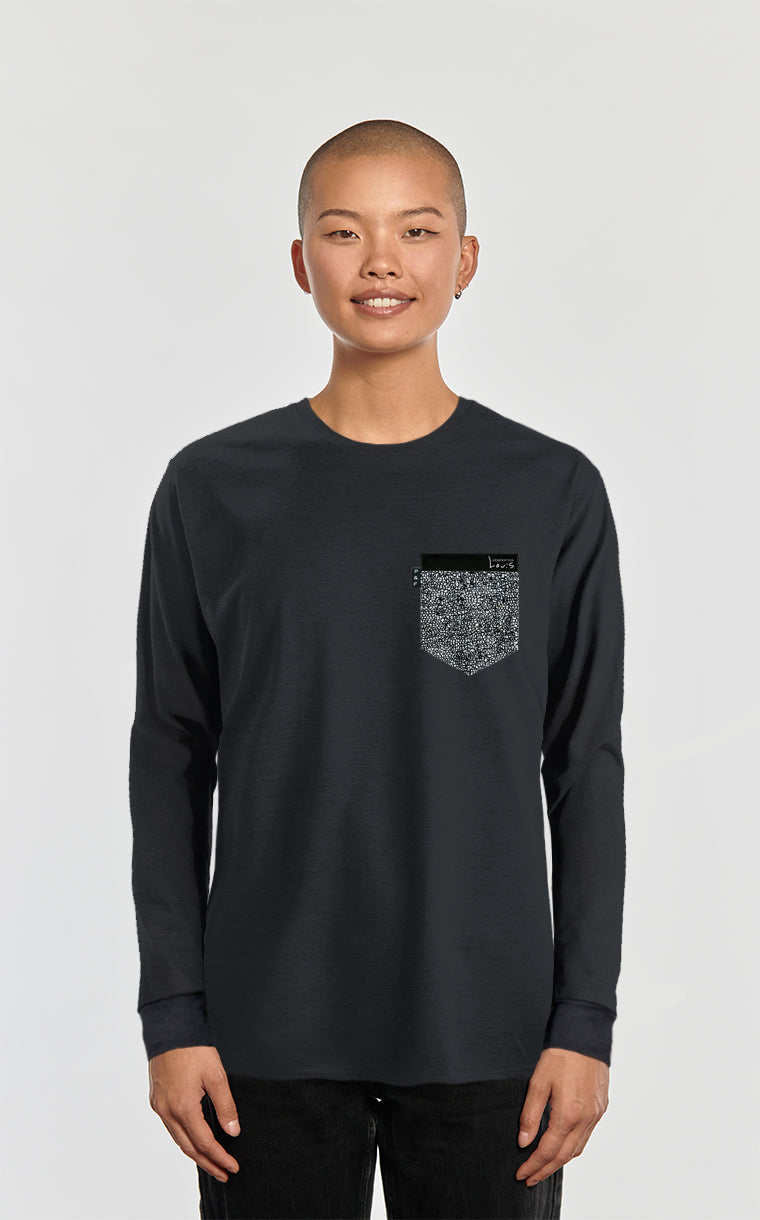 Chandail manches longues à poche Interconnexion