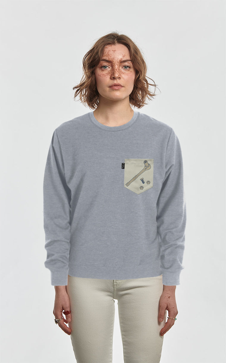 Crewneck Qc à poche Avec un ratchet