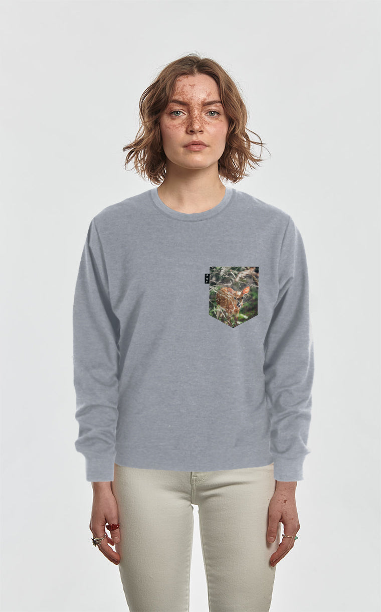 Crewneck Qc à poche Bambi