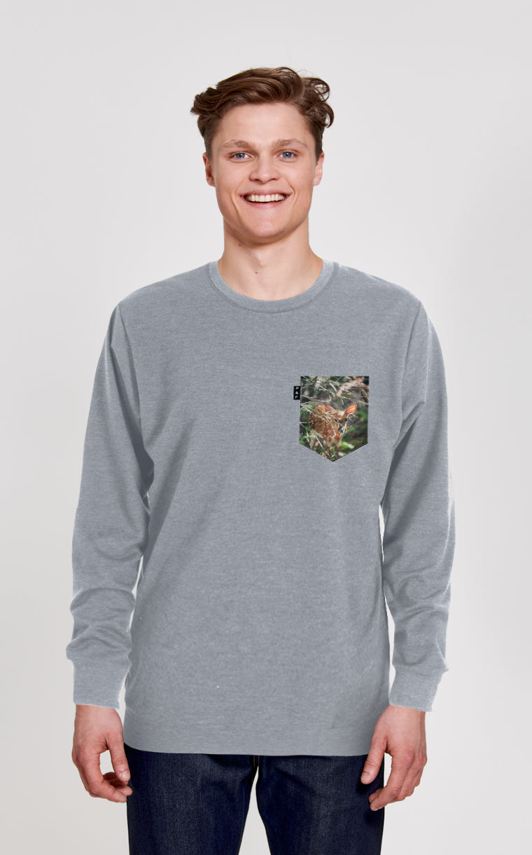 Crewneck Qc à poche Bambi