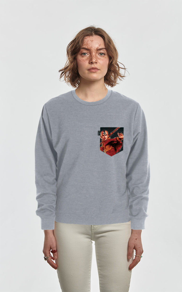 Crewneck Qc à poche Chauve qui peut