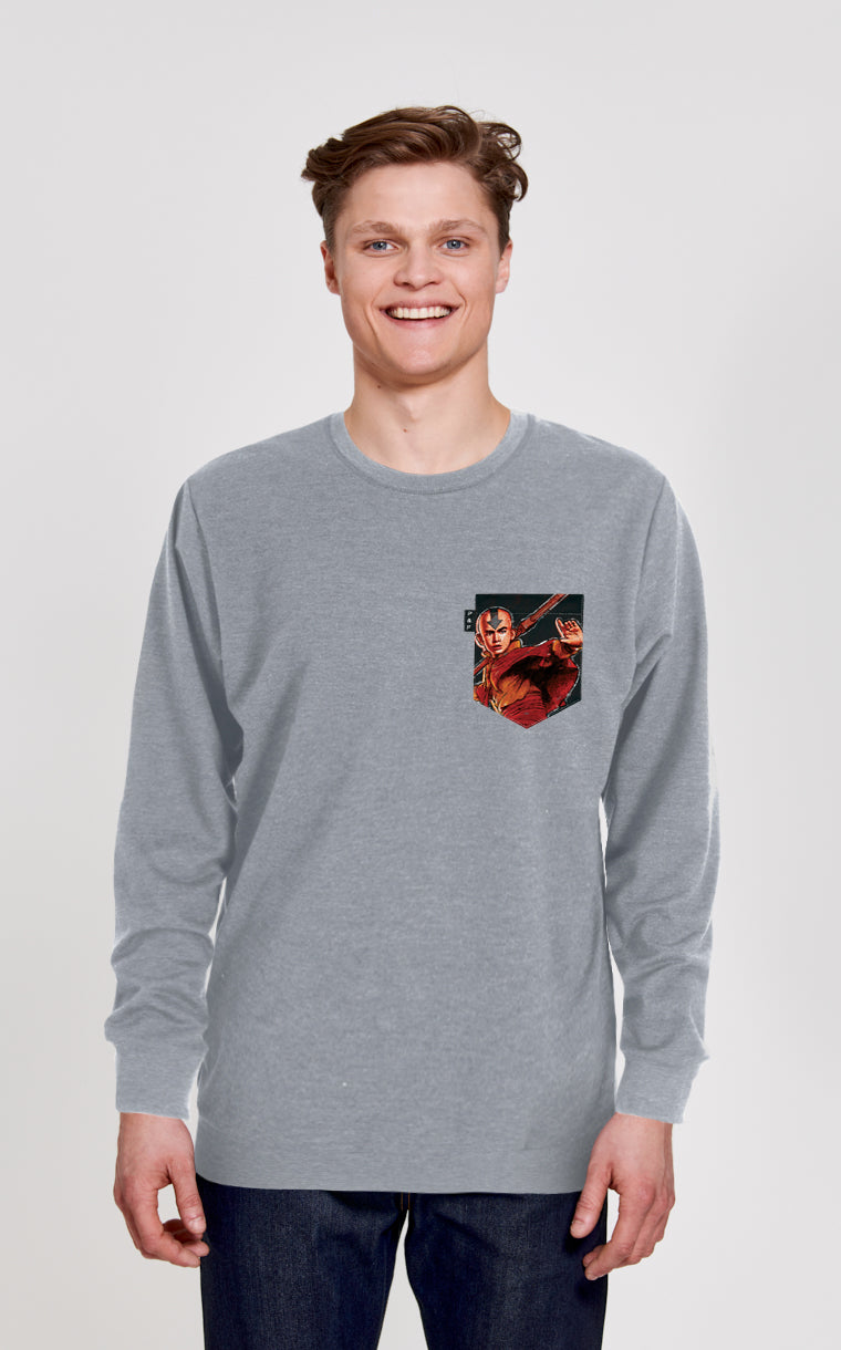 Crewneck Qc à poche Chauve qui peut