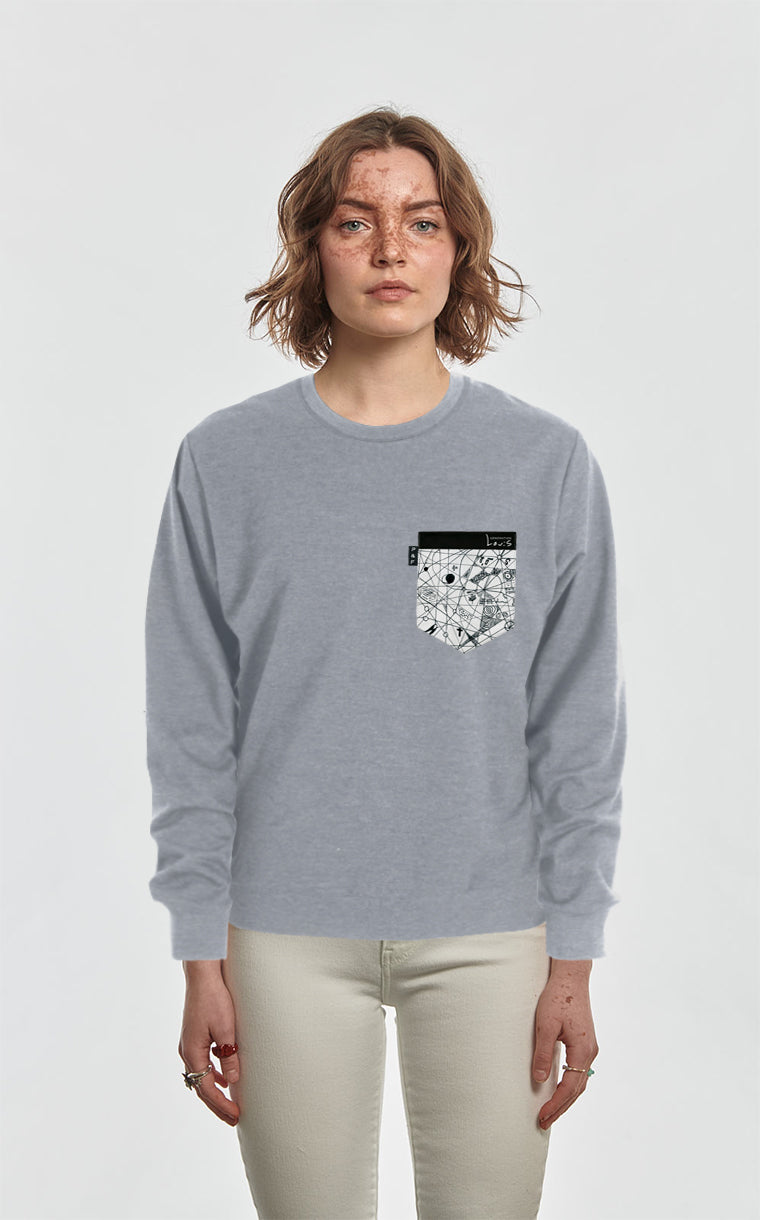 Crewneck Qc à poche Constellation