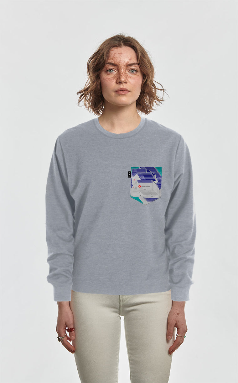 Crewneck Qc à poche Ctrl+Alt+Del