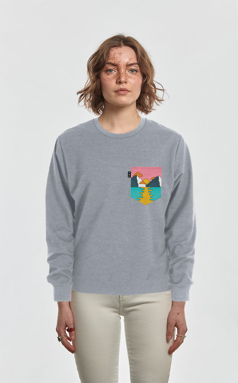 Crewneck Qc à poche Dans la vallée (oh oh)