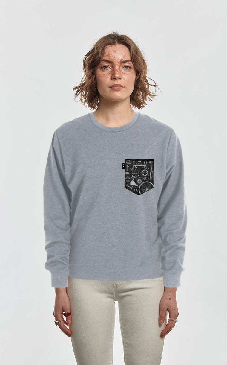 David Bécane Qc Pocket Crewneck