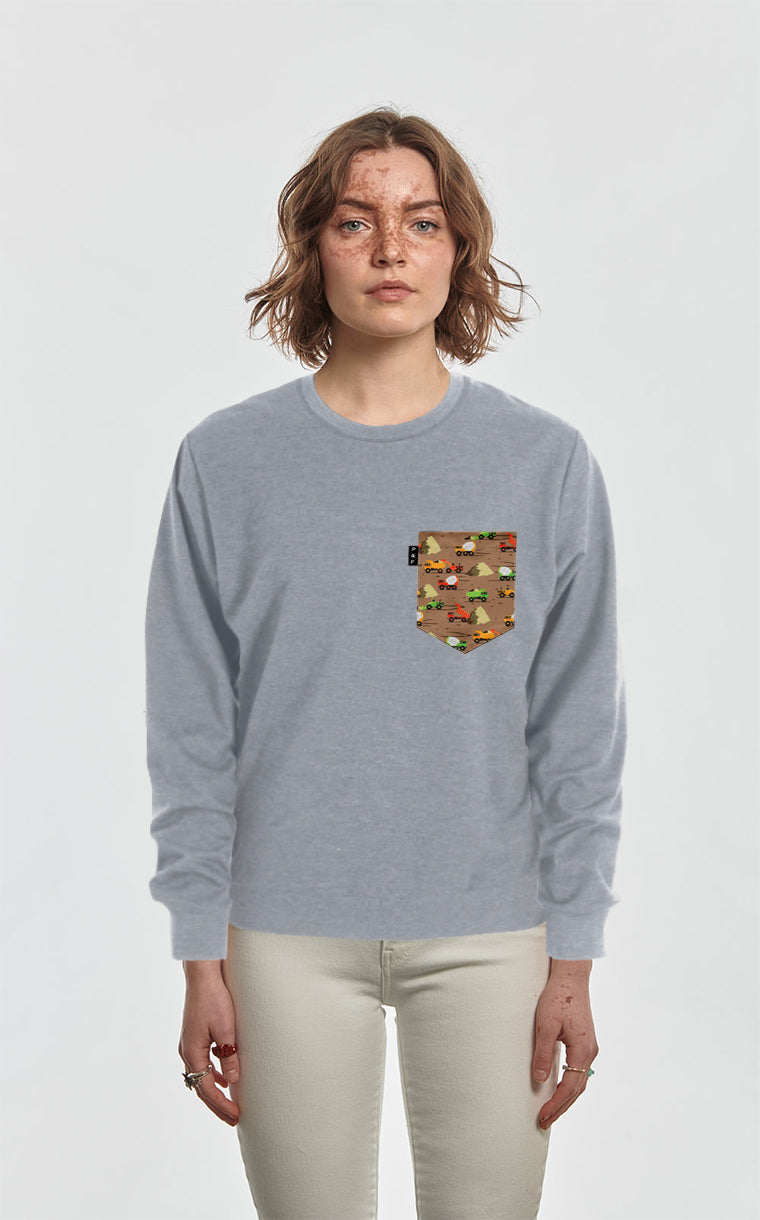 Crewneck Qc à poche Échangeur Turcot