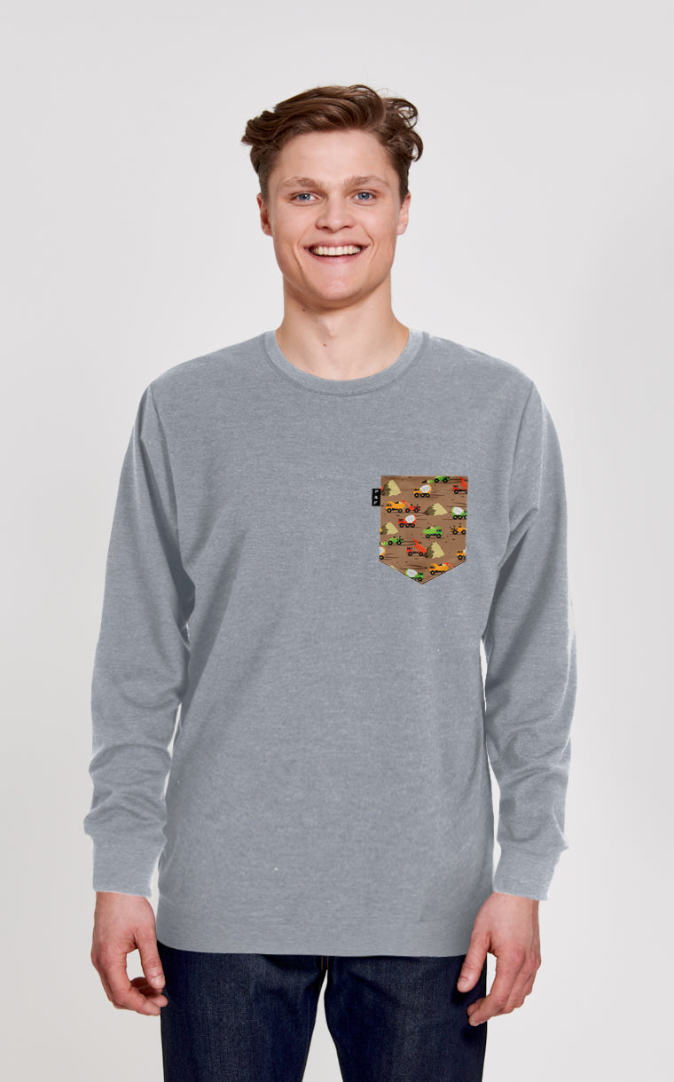 Crewneck Qc à poche Échangeur Turcot