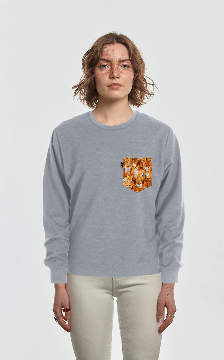 Crewneck Qc à poche No Fox Given