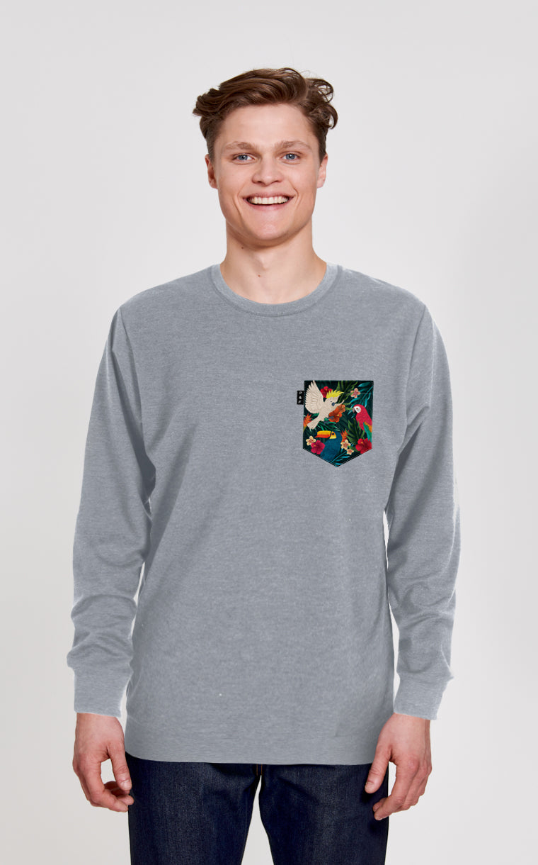 King Toucan-Khamon Pocket Qc Crewneck