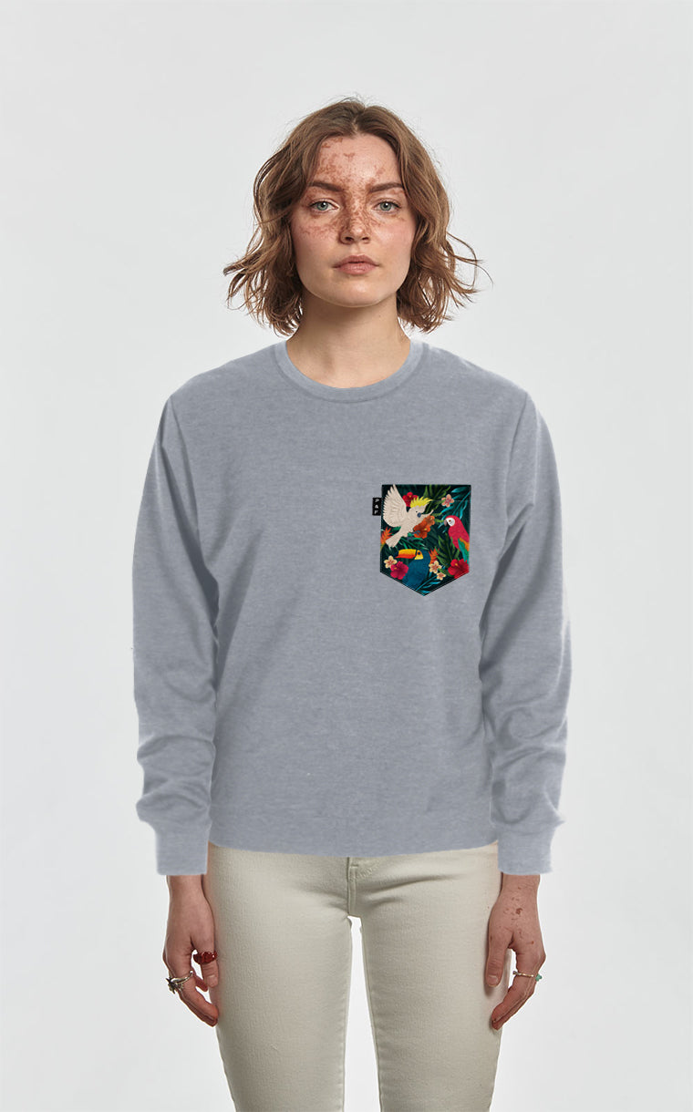 King Toucan-Khamon Pocket Qc Crewneck