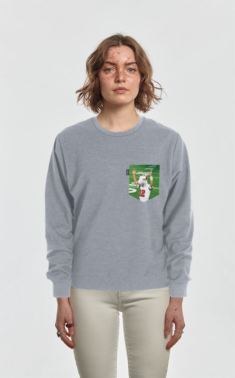 Crewneck Qc à poche La Chèvre