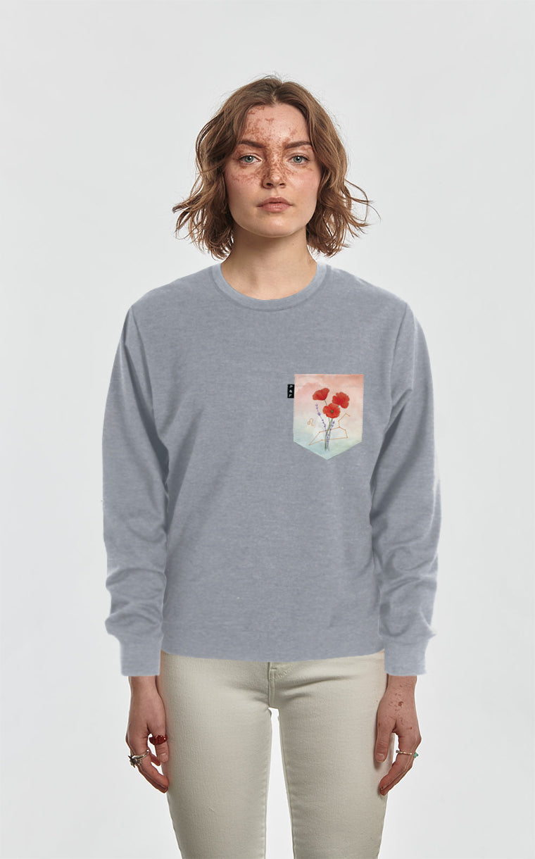 Crewneck Qc à poche Leodorisant