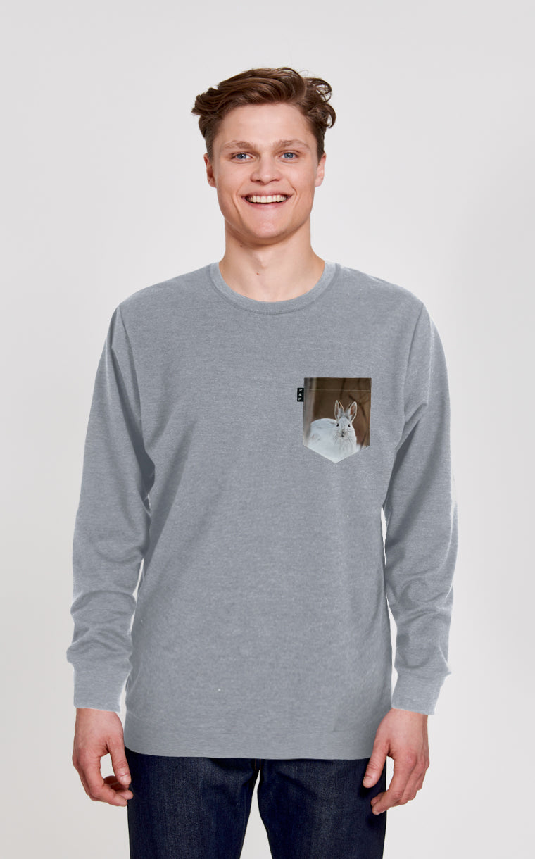 Crewneck Qc à poche Lièvre Gercé