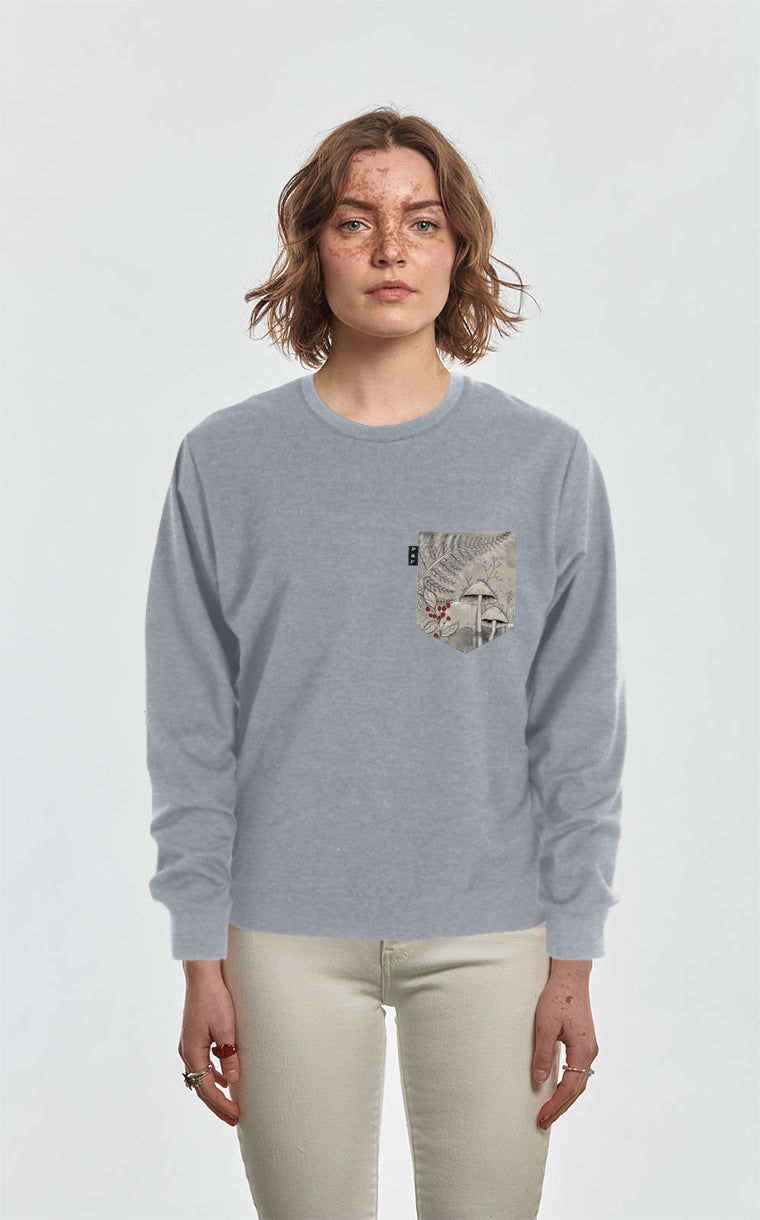 Crewneck Qc à poche Love you so Mush