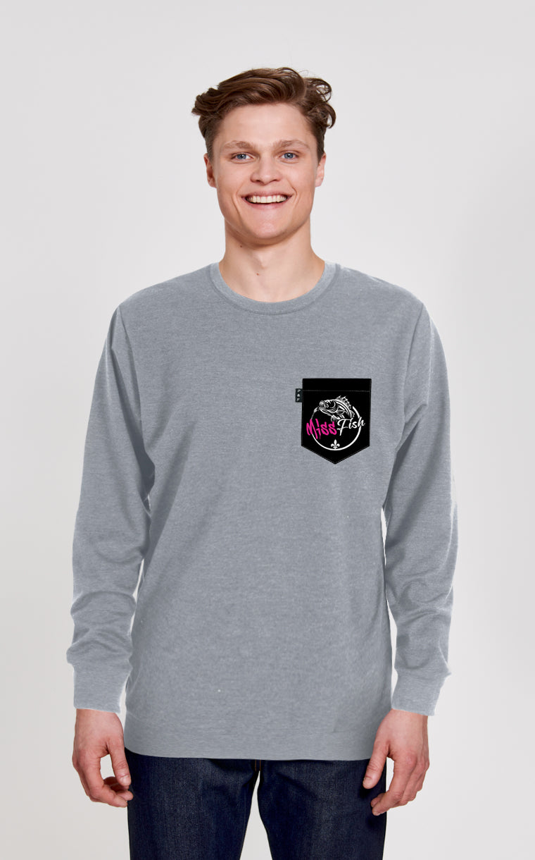 Crewneck Qc à poche Miss Fish