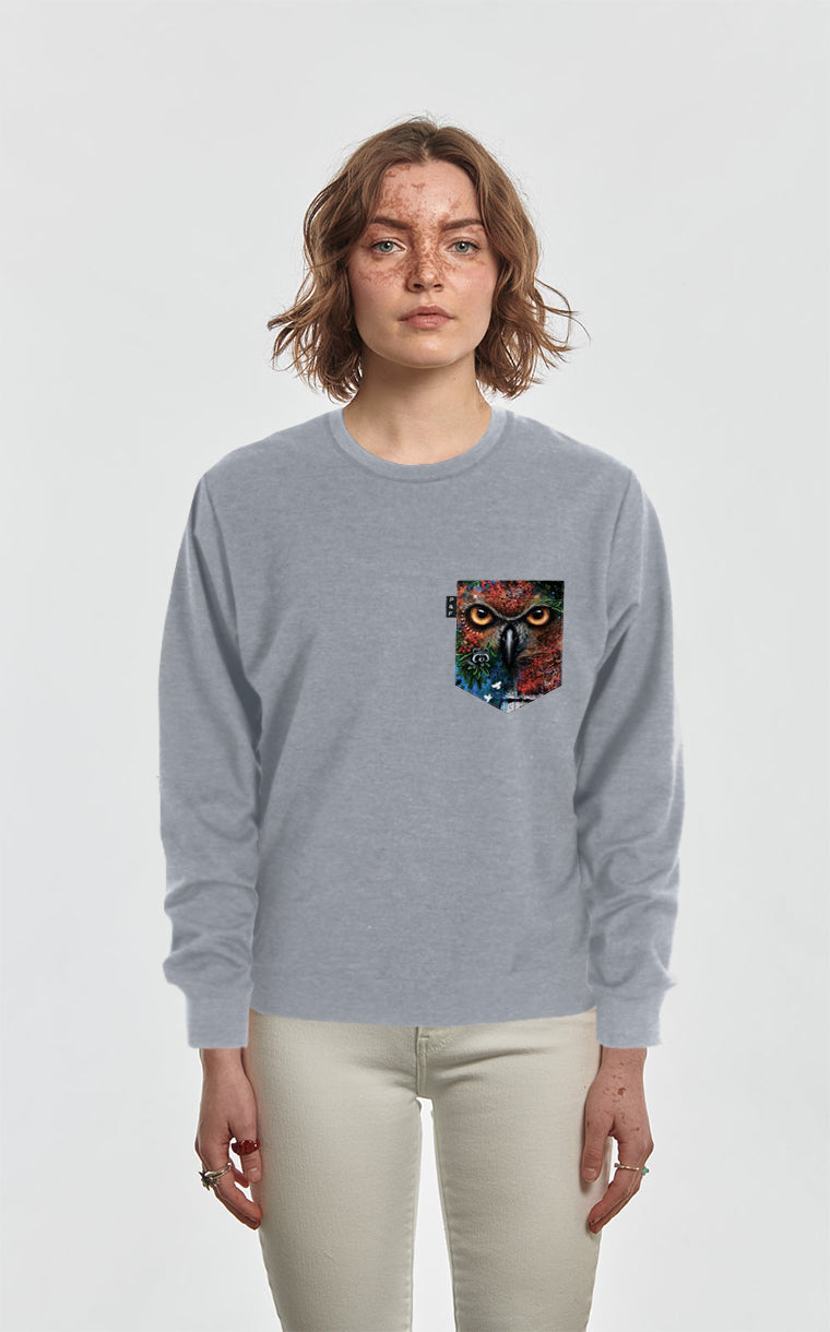 Owly Grail Pocket Qc Crewneck