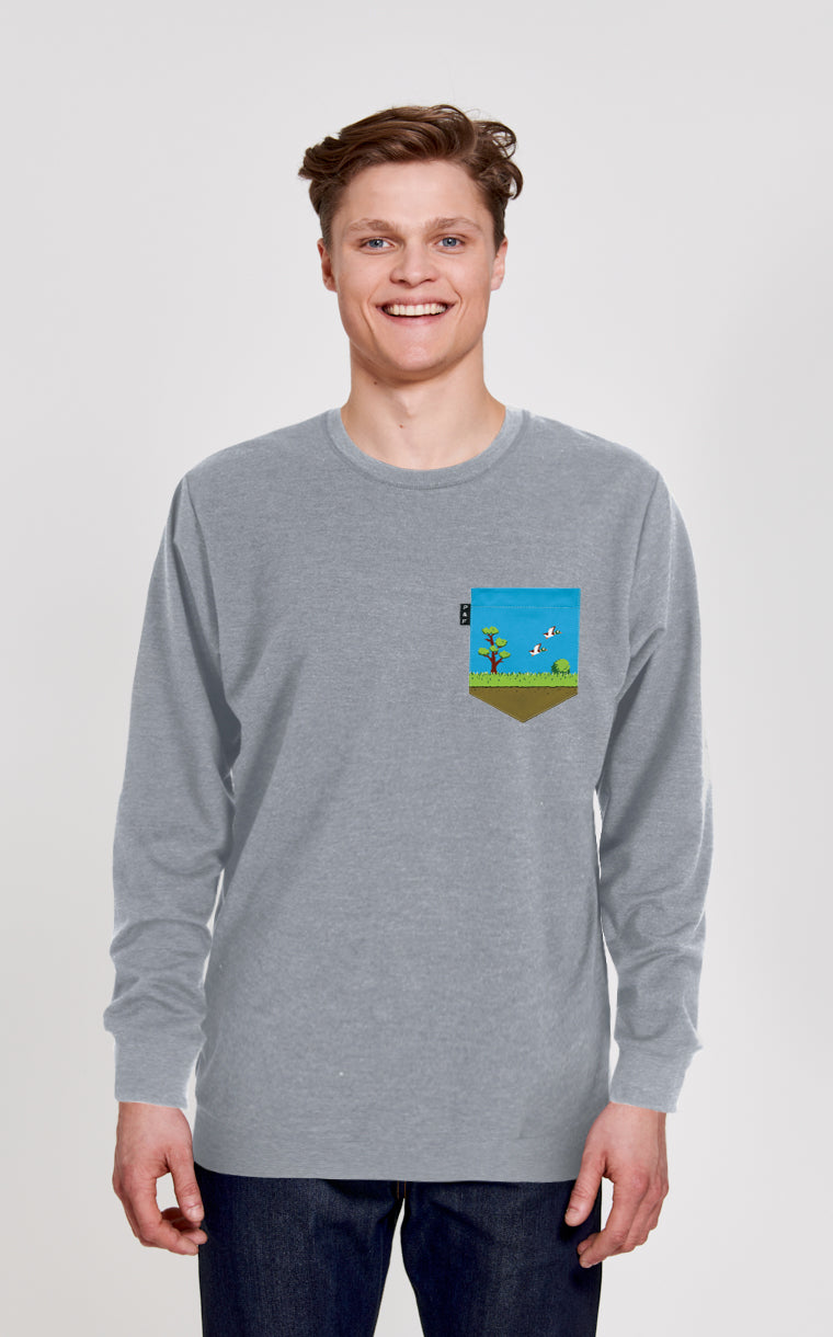 Crewneck Qc à poche Tire la chasse