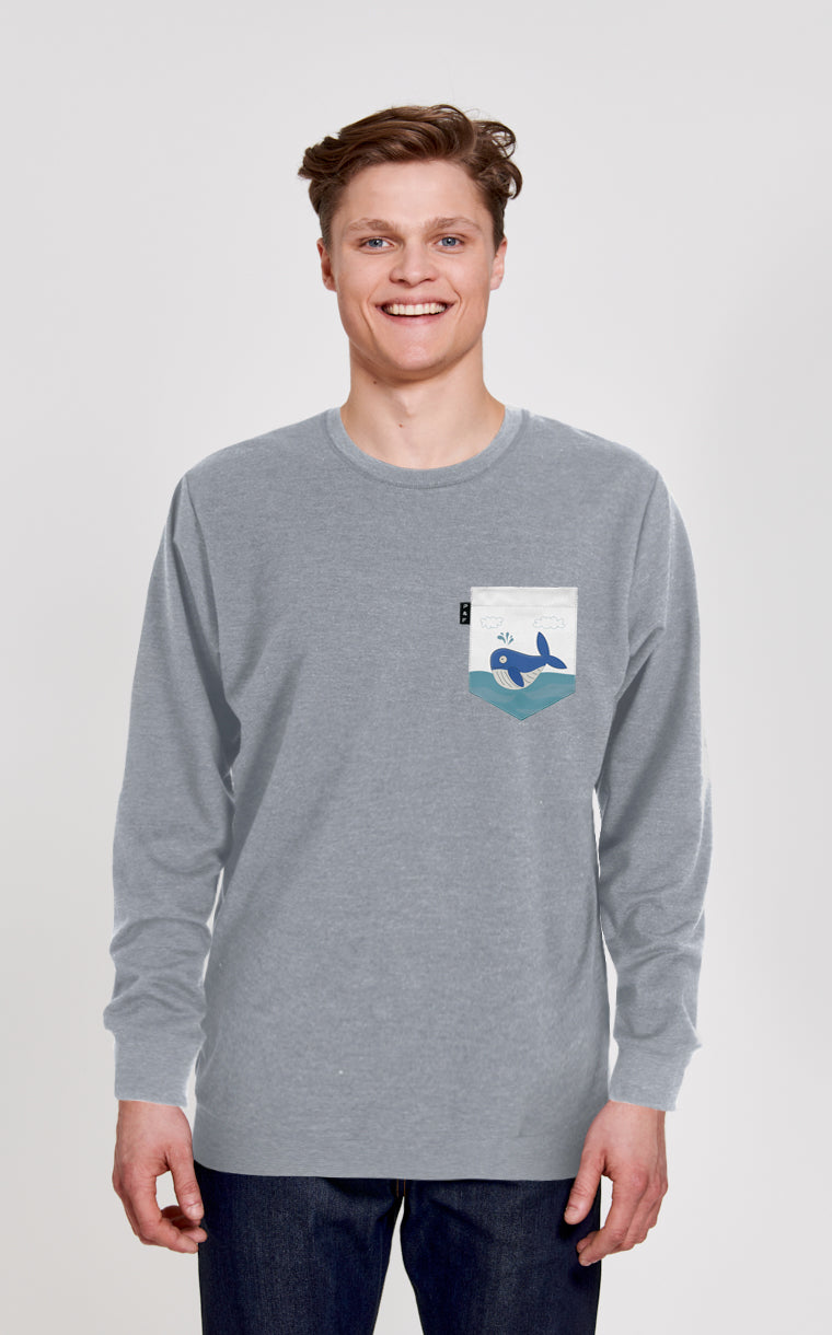 Crewneck Qc à poche Willy