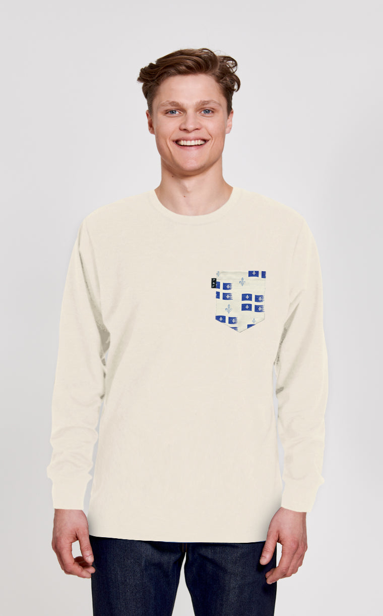 Crewneck Qc à poche Vive le Québec